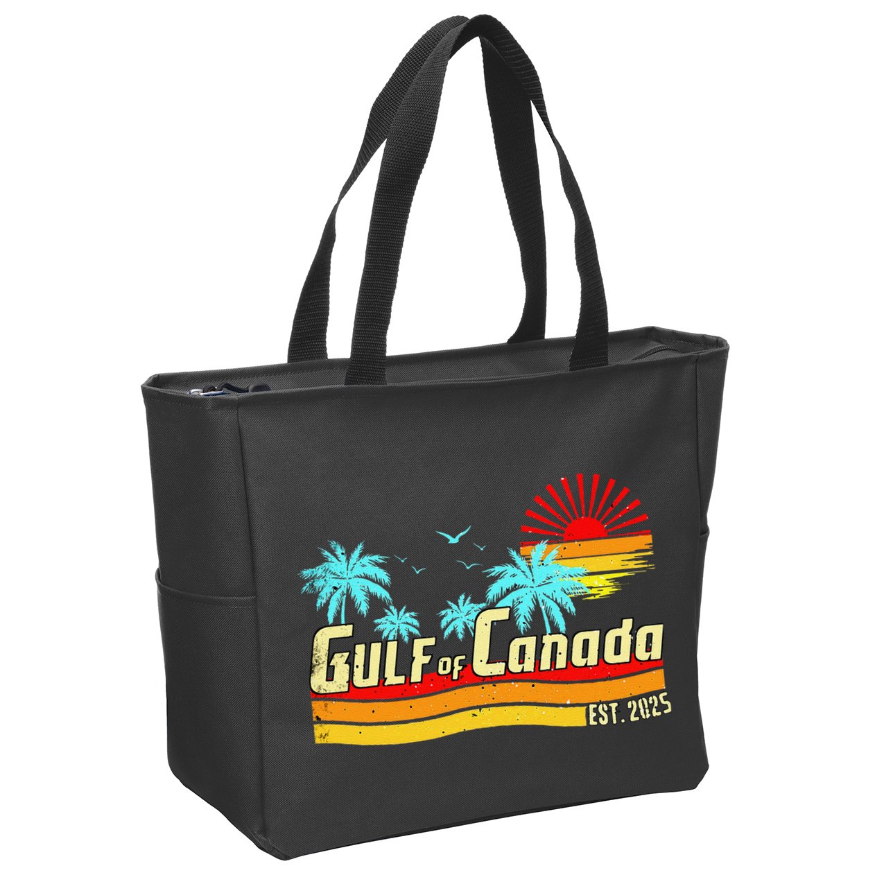 Gulf Of Canada Gulf Of Mexico The Usa Canadas 11th Province Zip Tote Bag