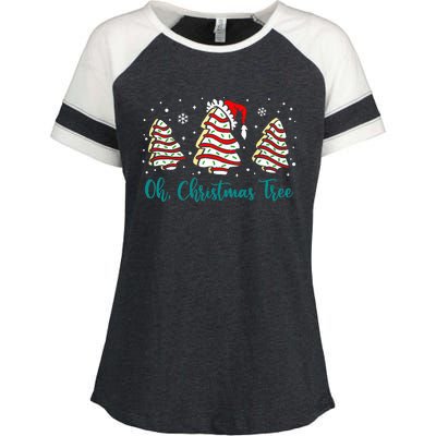 Groovy Oh Christmas Tree Cakes Debbie Becky Jen Cake Lovers Enza Ladies Jersey Colorblock Tee