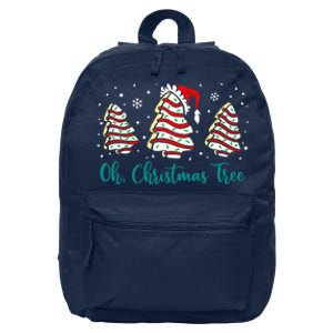 Groovy Oh Christmas Tree Cakes Debbie Becky Jen Cake Lovers 16 in Basic Backpack