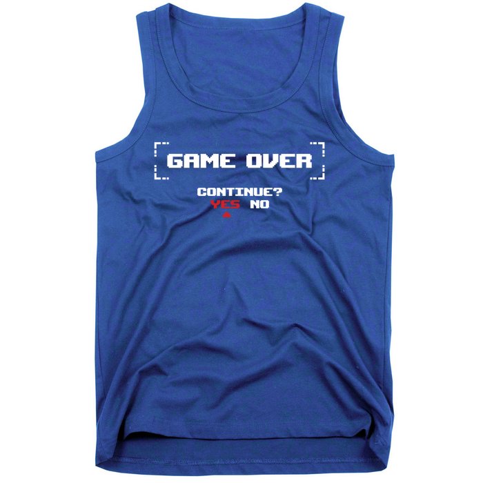 Game Over Continue Retro Gaming Cute Gift Tank Top