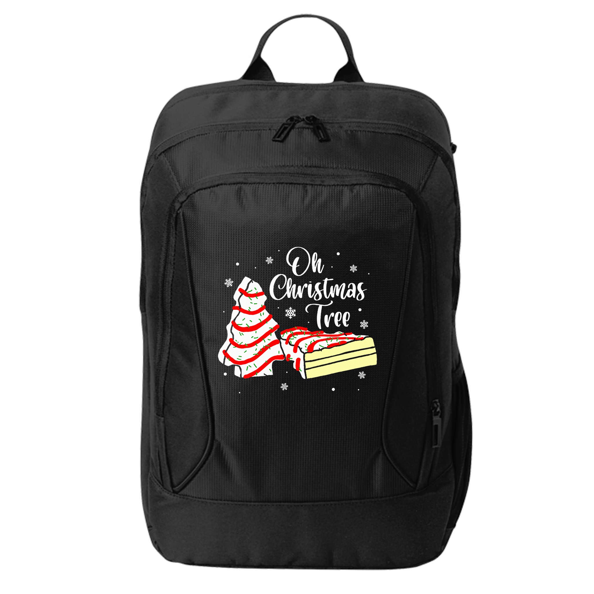 Groovy Oh Christmas Tree Cakes Debbie Becky  City Backpack