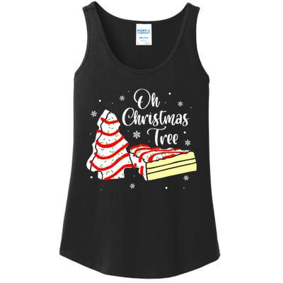 Groovy Oh Christmas Tree Cakes Debbie Becky  Ladies Essential Tank