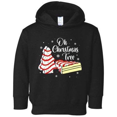 Groovy Oh Christmas Tree Cakes Debbie Becky  Toddler Hoodie