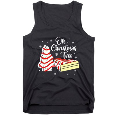 Groovy Oh Christmas Tree Cakes Debbie Becky  Tank Top