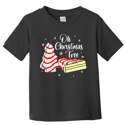 Groovy Oh Christmas Tree Cakes Debbie Becky  Toddler T-Shirt