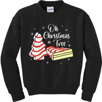 Groovy Oh Christmas Tree Cakes Debbie Becky  Kids Sweatshirt