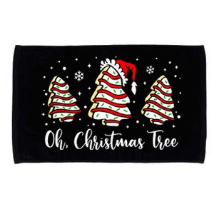 Groovy Oh Christmas Tree Cakes Debbie Becky Jen Cake Lovers Microfiber Hand Towel