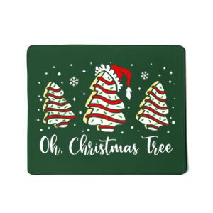 Groovy Oh Christmas Tree Cakes Debbie Becky Jen Cake Lovers Mousepad