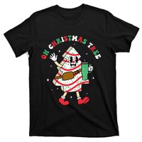 Groovy Oh Christmas Tree Cakes Debbie Becky Jen Cake Lovers T-Shirt