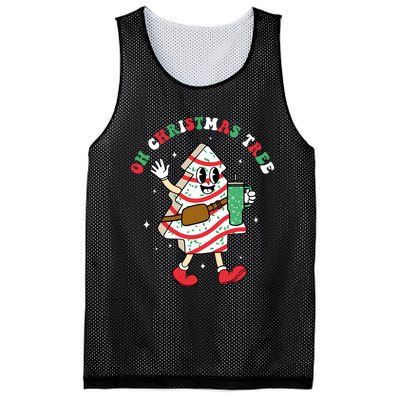 Groovy Oh Christmas Tree Cakes Debbie Becky Jen Cake Lovers Mesh Reversible Basketball Jersey Tank