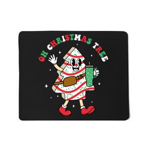 Groovy Oh Christmas Tree Cakes Debbie Becky Jen Cake Lovers Mousepad