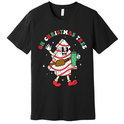 Groovy Oh Christmas Tree Cakes Debbie Becky Jen Cake Lovers Premium T-Shirt