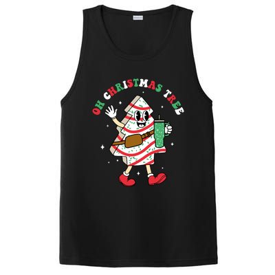 Groovy Oh Christmas Tree Cakes Debbie Becky Jen Cake Lovers PosiCharge Competitor Tank