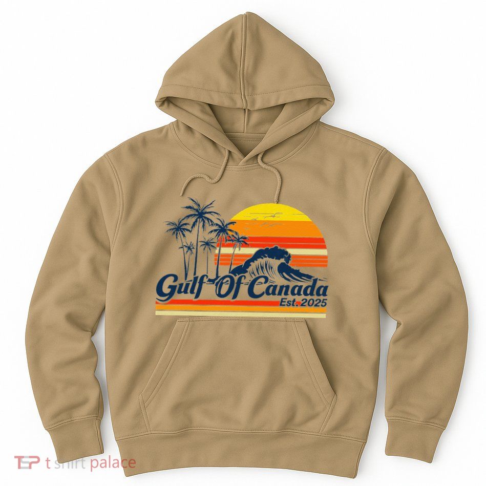 Gulf Of Canada Est 2025 Retro American Gulf Mexico Hoodie