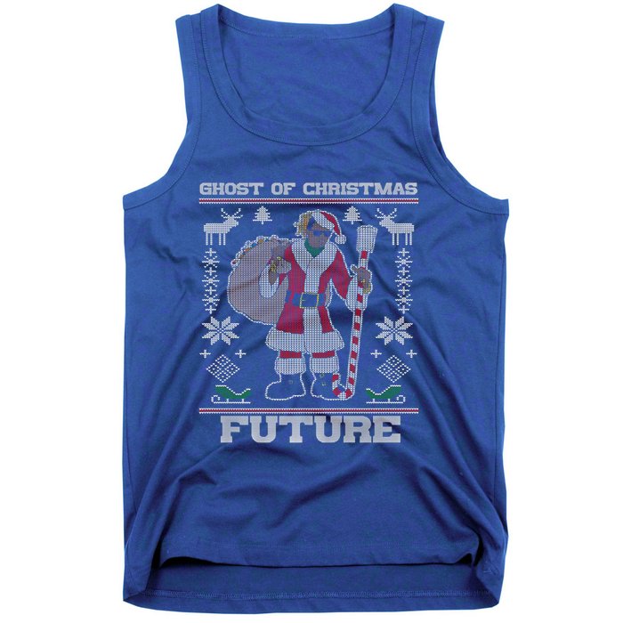 Ghost Of Christmas Future Ugly Christmas Sweater Rap Gift Tank Top