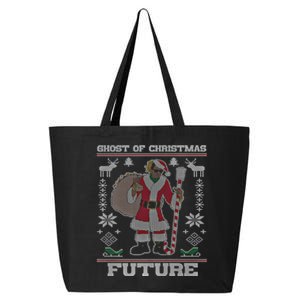 Ghost Of Christmas Future Ugly Christmas Sweater Rap Funny Gift 25L Jumbo Tote