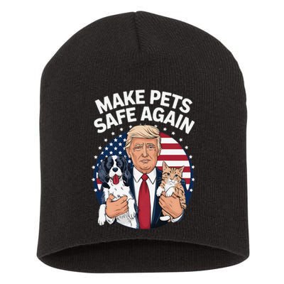 Goose Ohio Cats And Dogs 2024 Debate Make Pets Safe Again Gift Short Acrylic Beanie