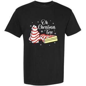 Groovy Oh Christmas Tree Cakes Debbie Becky Jen Cake Lovers Garment-Dyed Heavyweight T-Shirt