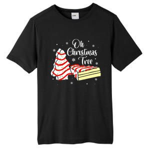 Groovy Oh Christmas Tree Cakes Debbie Becky Jen Cake Lovers Tall Fusion ChromaSoft Performance T-Shirt