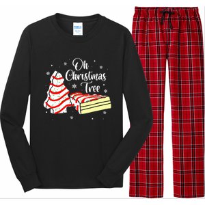 Groovy Oh Christmas Tree Cakes Debbie Becky Jen Cake Lovers Long Sleeve Pajama Set