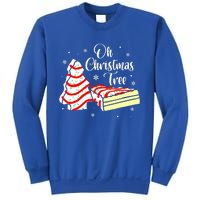 Groovy Oh Christmas Tree Cakes Debbie Becky Jen Cake Lovers Sweatshirt