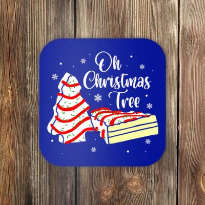 Groovy Oh Christmas Tree Cakes Debbie Becky Jen Cake Lovers Coaster