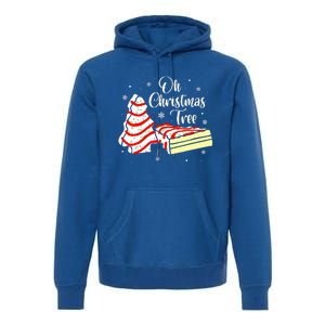 Groovy Oh Christmas Tree Cakes Debbie Becky Jen Cake Lovers Premium Hoodie