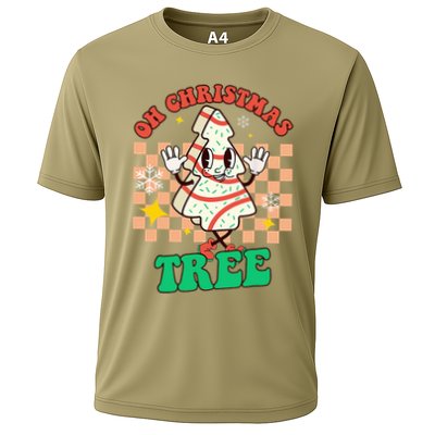 Groovy Oh Christmas Tree Cakes Debbie Becky Jen Cake Lovers Performance Shirt