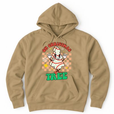 Groovy Oh Christmas Tree Cakes Debbie Becky Jen Cake Lovers Hoodie