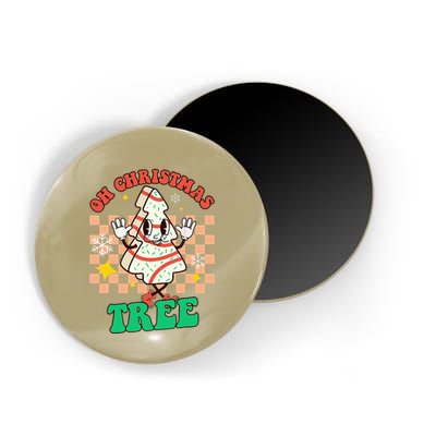 Groovy Oh Christmas Tree Cakes Debbie Becky Jen Cake Lovers Magnet