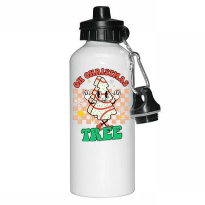 Groovy Oh Christmas Tree Cakes Debbie Becky Jen Cake Lovers Aluminum Water Bottle