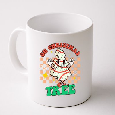 Groovy Oh Christmas Tree Cakes Debbie Becky Jen Cake Lovers Coffee Mug