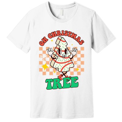 Groovy Oh Christmas Tree Cakes Debbie Becky Jen Cake Lovers Premium T-Shirt