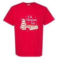 Groovy Oh Christmas Tree Cakes Debbie Becky Jen Cake Lovers Cute Xmas Gift Garment-Dyed Heavyweight T-Shirt