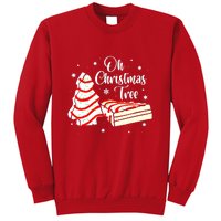 Groovy Oh Christmas Tree Cakes Debbie Becky Jen Cake Lovers Cute Xmas Gift Sweatshirt