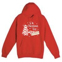 Groovy Oh Christmas Tree Cakes Debbie Becky Jen Cake Lovers Cute Xmas Gift Premium Pullover Hoodie