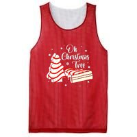 Groovy Oh Christmas Tree Cakes Debbie Becky Jen Cake Lovers Cute Xmas Gift Mesh Reversible Basketball Jersey Tank