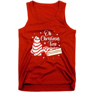 Groovy Oh Christmas Tree Cakes Debbie Becky Jen Cake Lovers Cute Xmas Gift Tank Top