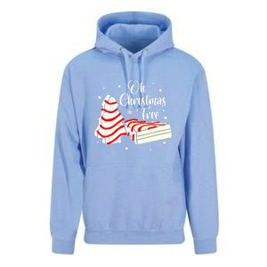 Groovy Oh Christmas Tree Cakes Debbie Becky Jen Cake Lovers Cute Xmas Gift Unisex Surf Hoodie