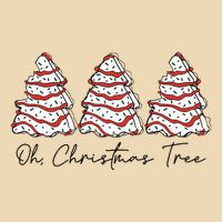 Groovy Oh Christmas Tree Xmas Lights Funny Tree Cakes Debbie  Bag