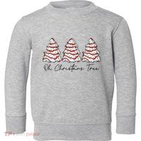 Groovy Oh Christmas Tree Xmas Lights Funny Tree Cakes Debbie  Toddler Sweatshirt