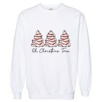 Groovy Oh Christmas Tree Xmas Lights Funny Tree Cakes Debbie  Garment-Dyed Sweatshirt