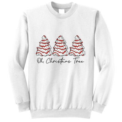 Groovy Oh Christmas Tree Xmas Lights Funny Tree Cakes Debbie  Sweatshirt