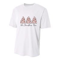 Groovy Oh Christmas Tree Xmas Lights Funny Tree Cakes Debbie  Youth Performance Sprint T-Shirt