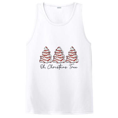 Groovy Oh Christmas Tree Xmas Lights Funny Tree Cakes Debbie  PosiCharge Competitor Tank