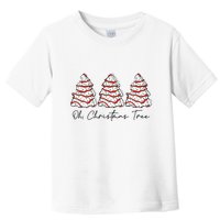 Groovy Oh Christmas Tree Xmas Lights Funny Tree Cakes Debbie  Toddler T-Shirt