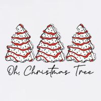 Groovy Oh Christmas Tree Xmas Lights Funny Tree Cakes Debbie  Toddler T-Shirt