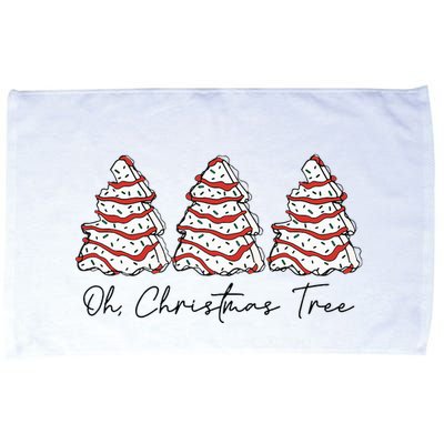 Groovy Oh Christmas Tree Xmas Lights Funny Tree Cakes Debbie  Microfiber Hand Towel