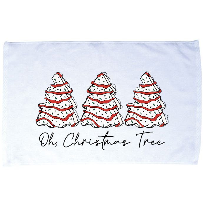 Groovy Oh Christmas Tree Xmas Lights Funny Tree Cakes Debbie  Microfiber Hand Towel