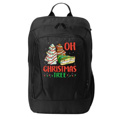 Groovy Oh Christmas Tree Cakes Debbie Becky Jen Cake Lovers City Backpack